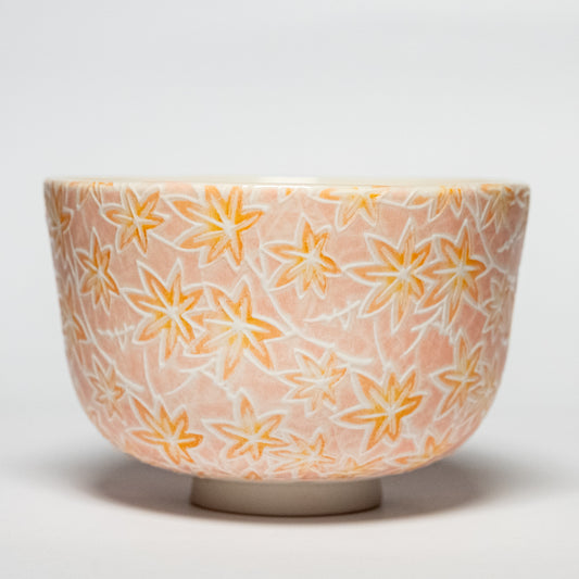 Matcha Bowl - Momiji / Autumn Maple Leaves
