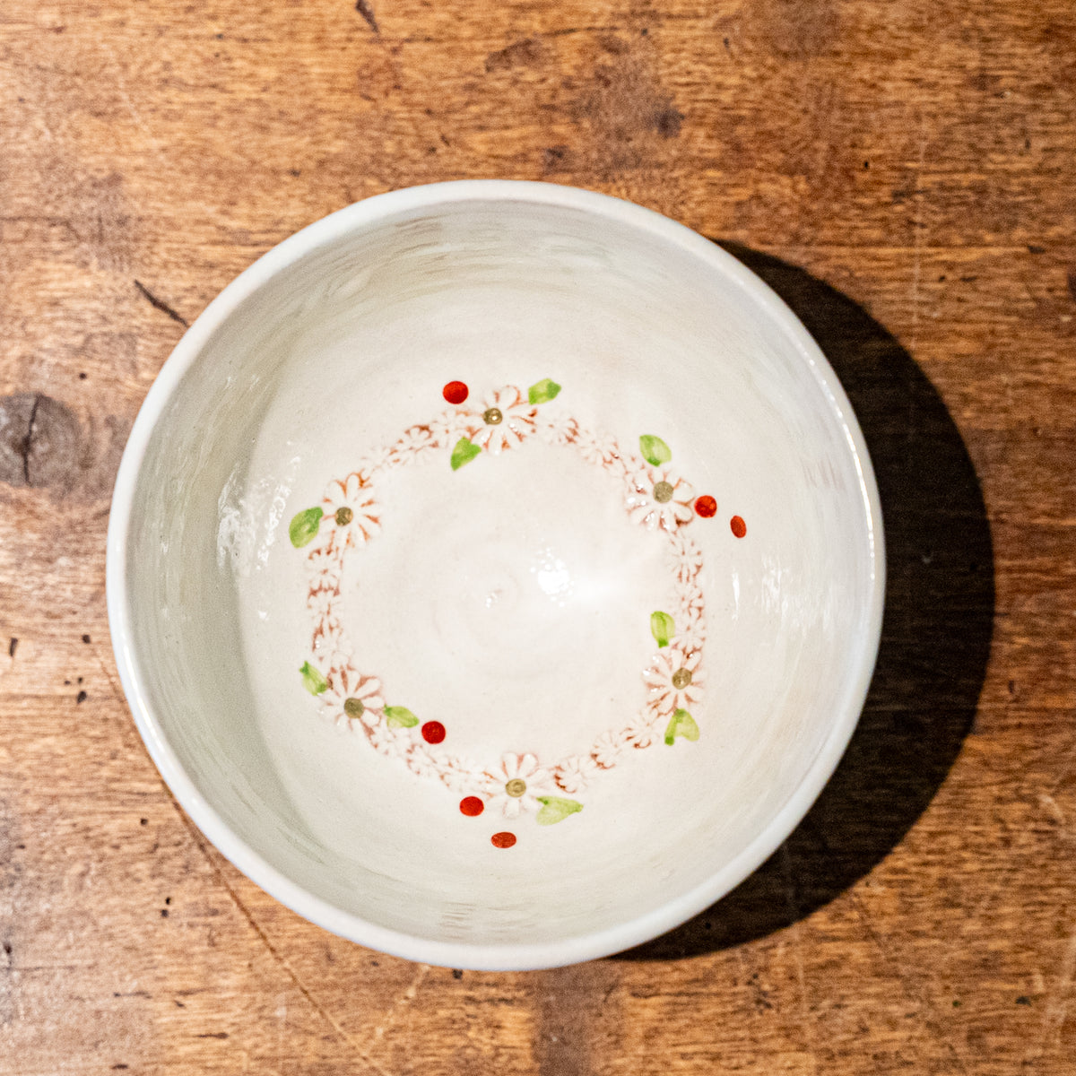 Matcha Bowl 13 - Kohiki-Style Christmas Wreath