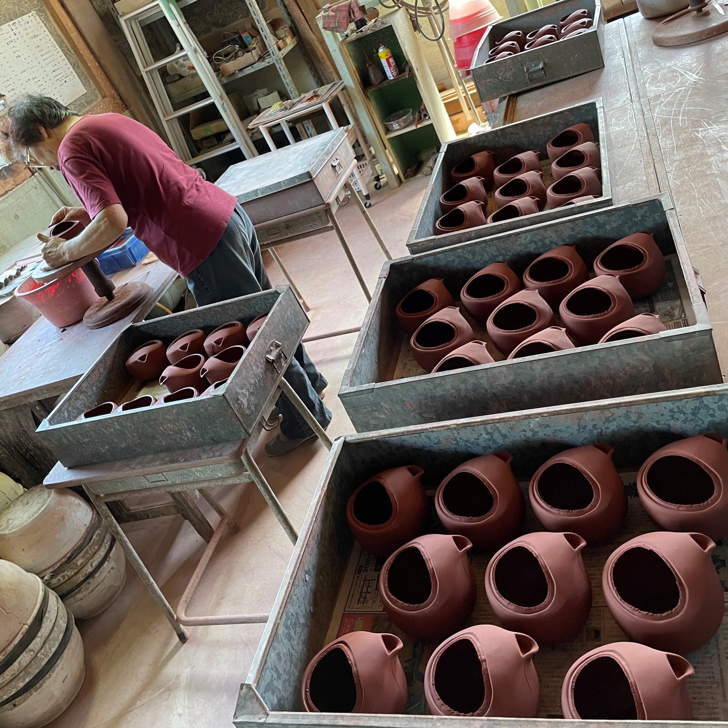 Tokyoname-yaki Open Kyusu (teapot)